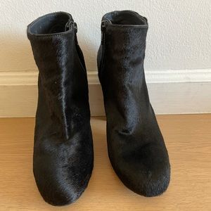 Stuart Weitzman Dyed Calf Hair Ankle Boots